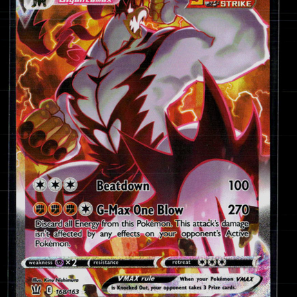 Pokemon 2021 Battle Styles Single Strike Urshifu VMAX SR FA #168/163