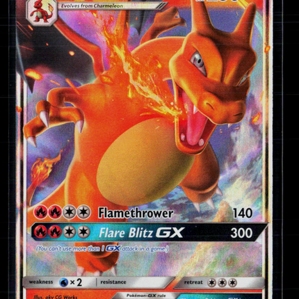 Pokemon 2019 Sun & Moon Charizard GX FA #SM211