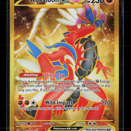 Pokemon 2023 Scarlet & Violet Koraidon EX UR #254/198