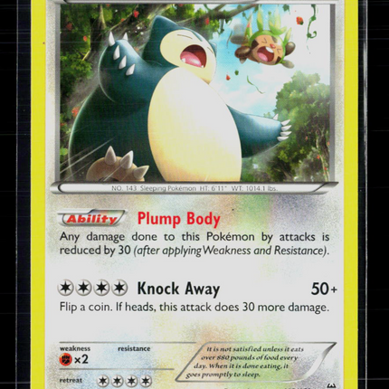 Pokemon 2015 BREAKthrough Snorlax #118/162
