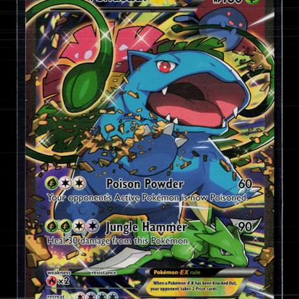 Pokemon XY Venusaur EX FA #XY123