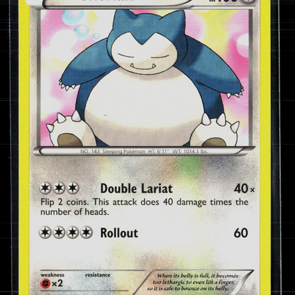 Pokemon 2012 Boundaries Crossed Snorlax #109/149