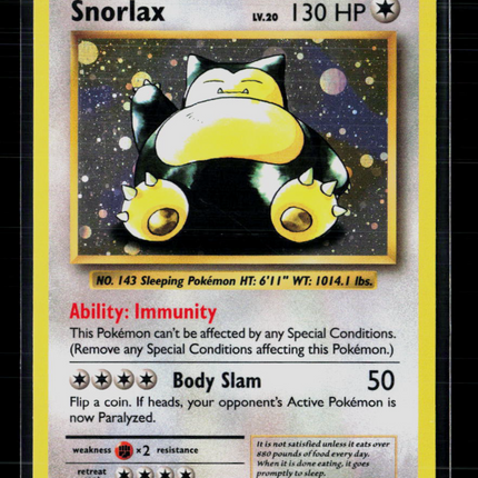 Pokemon 2016 XY Snorlax #XY179