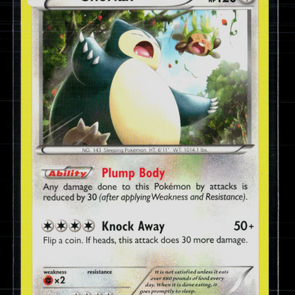 Pokemon 2015 BREAKthrough Snorlax #118/162