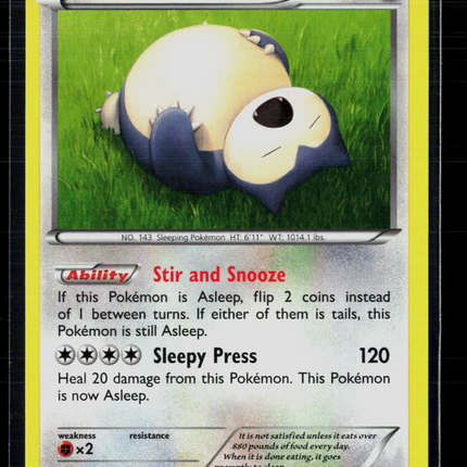 Pokemon 2016 Generations Snorlax #58/83