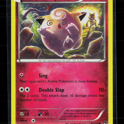 Pokemon 2016 BREAKpoint Clefairy #81/122