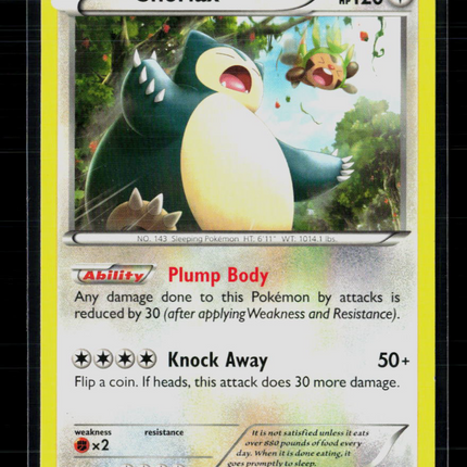 Pokemon 2015 BREAKthrough Snorlax #118/162