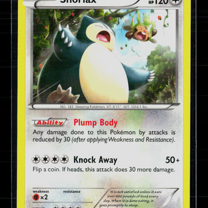Pokemon 2015 BREAKthrough Snorlax #118/162