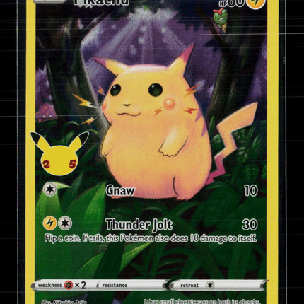 Pokemon 2021 Celebrations Pikachu #5/25