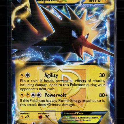 Pokemon 2013 Plasma Storm Zapdos EX UR #48/135