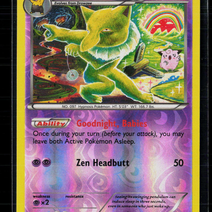 Pokemon 2016 BREAKpoint Hypno #51/122 Reverse Foil