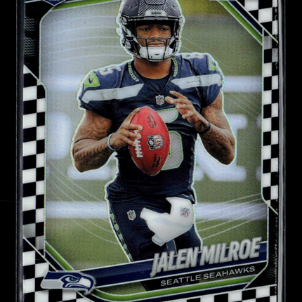 2025 Panini Prizm Football Jalen Milroe #317 Checkerboard RC