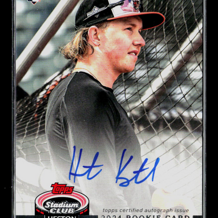 2024 Topps Stadium Club Heston Kjerstad #RDVA-HK RC 25/50 Auto