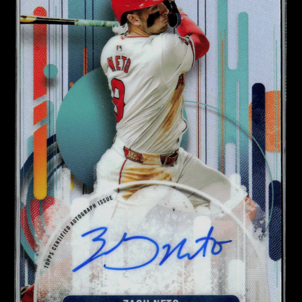 2025 Topps Finest Zach Neto #FA-ZN Refractor Auto