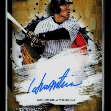 2024 Topps Finest Hideki Matsui #FA-HM 18/50 Auto