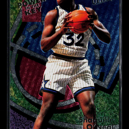 1994 Fleer Ultra Power in the Key Shaquille O'Neal #7 of 9