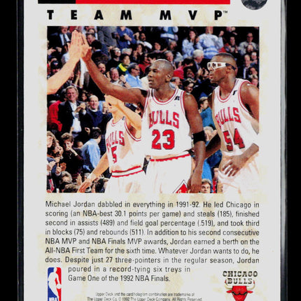 1991 Upper Deck Team MVP Michael Jordan #TM5