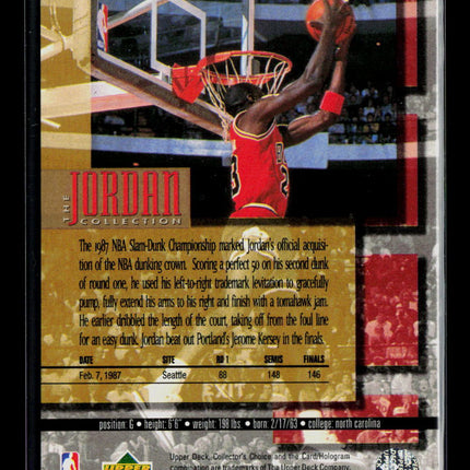 1995 Upper Deck Collector's Choice The Jordan Collection Michael Jordan #JC5