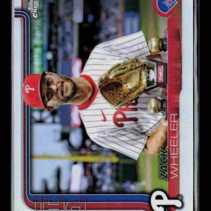 2025 Topps Chrome Zack Wheeler #189 Variation
