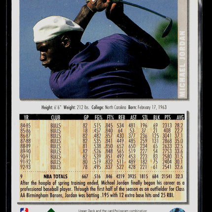 1994 Upper Deck Collector's Choice Michael Jordan #23