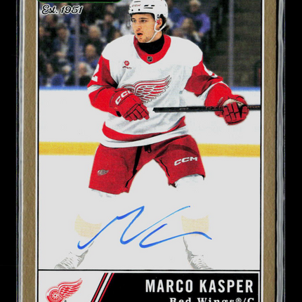 2026 Parkhurst Hockey Marco Kasper #EST-MK Auto