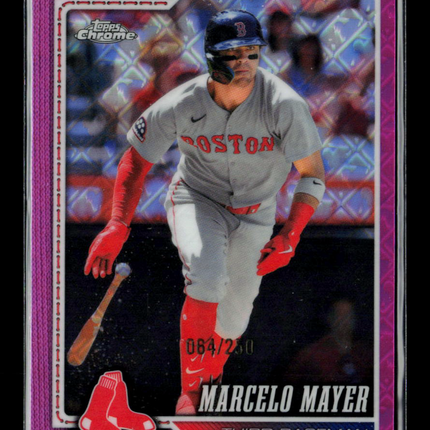2026 Topps Chrome Marcelo Mayer #88 Pink Logofractor 084/250