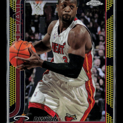 2025 Topps Chrome Dwyane Wade #241 Yellow Basketball /275