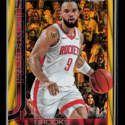 2025 Topps Chrome Dillon Brooks #70 Gold Wave /50