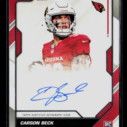 2026 Topps Flagship First Signatures Carson Beck #FFS-CB RC Auto