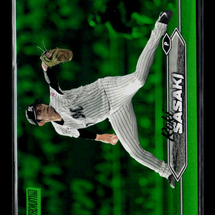 2001 Topps Stadium Club Roki Sasaki #122 Green 92/99