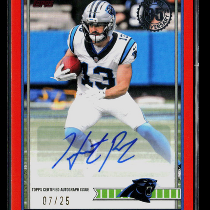 2026 Topps Flagship Football Hunter Renfrow #91AC-HR Orange 07/25 Auto