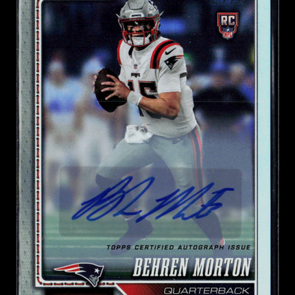 2026 Topps Behren Morton #351 RC Auto