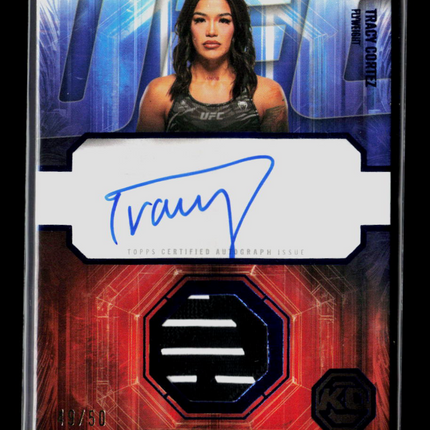 2026 Topps Knockout UFC Tracy Cortez #KAR-TC 19/50 Patch Auto