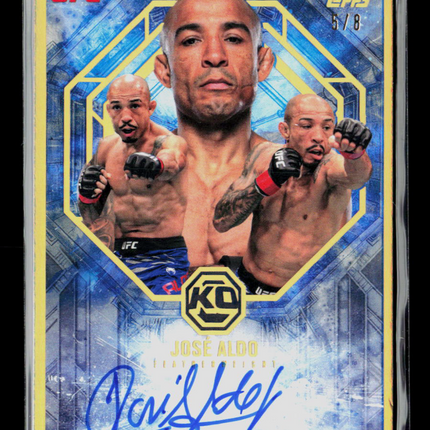 2026 Topps Knockout UFC Jose Aldo #CGS-JA 5/8 Auto