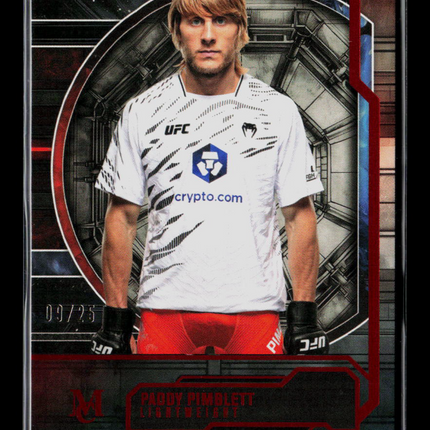 2026 Topps Museum Collection UFC Paddy Pimblett #MC-8 Red 09/25