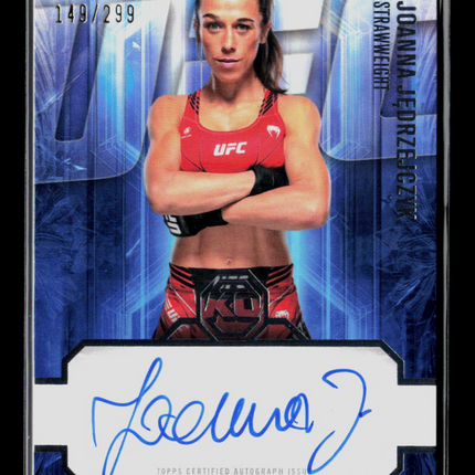 2026 Topps Knockout UFC Joanna Jędrzejczyk #KOA-JJK 149/299 Auto