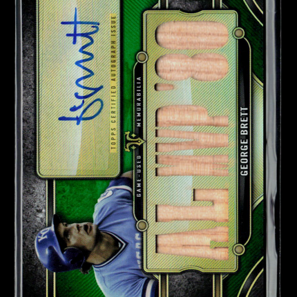 2024 Topps Triple Threads George Brett #TTAR-GBR2 13/18 Patch Auto