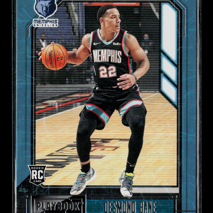 2021 Panini Chronicles Playbook Basketball Desmond Bane #174 RC