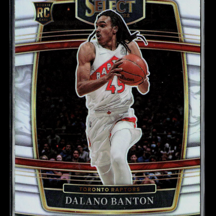 2022 Panini Select Dalano Banton #91 Prizm RC Silver