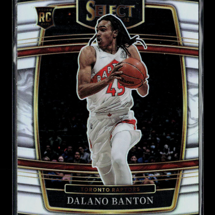 2022 Panini Select Dalano Banton #91 RC Silver