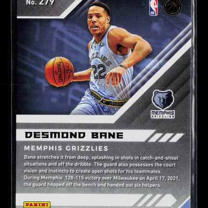 2021 Panini Chronicles XR Basketball Desmond Bane #279 RC