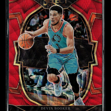 2023 Panini Select Devin Booker #38 Red Prizm