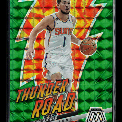 2023 Panini Mosaic Thunder Road Devin Booker #2 Green