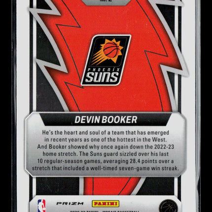 2023 Panini Mosaic Thunder Road Devin Booker #2 Green