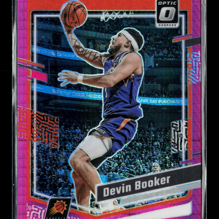 2024 Panini Donruss Optic Devin Booker #44 Pink Hyper