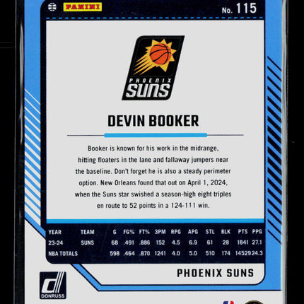 2024 Donruss Devin Booker #115 Blue /85