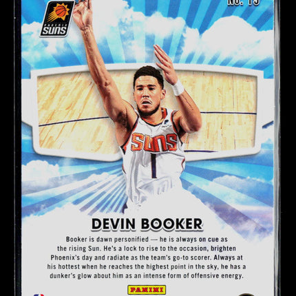 2022 Panini NBA Hoops Skyview Devin Booker #19