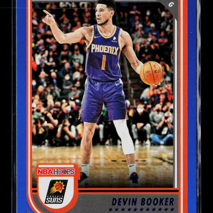 2022 Panini NBA Hoops Devin Booker #164 Blue