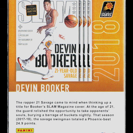 2021 Panini NBA Hoops Slam Devin Booker #SLAM-213