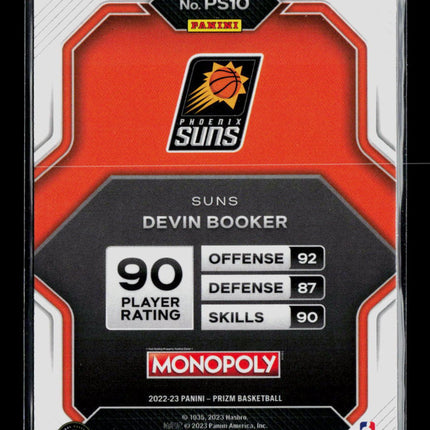 2023 Panini Prizm Monopoly Devin Booker #PS10